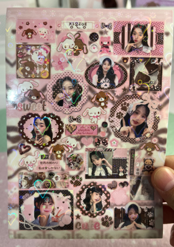Neapolitan wonyoung sticker sheet