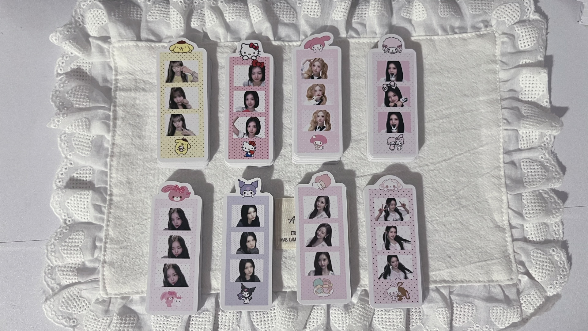 Heart2Heart sanrio die cut cards | 80 pieces | 10 of each member 