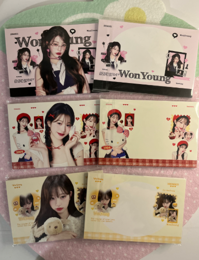 Big Wonyoung message cards (5 pieces)