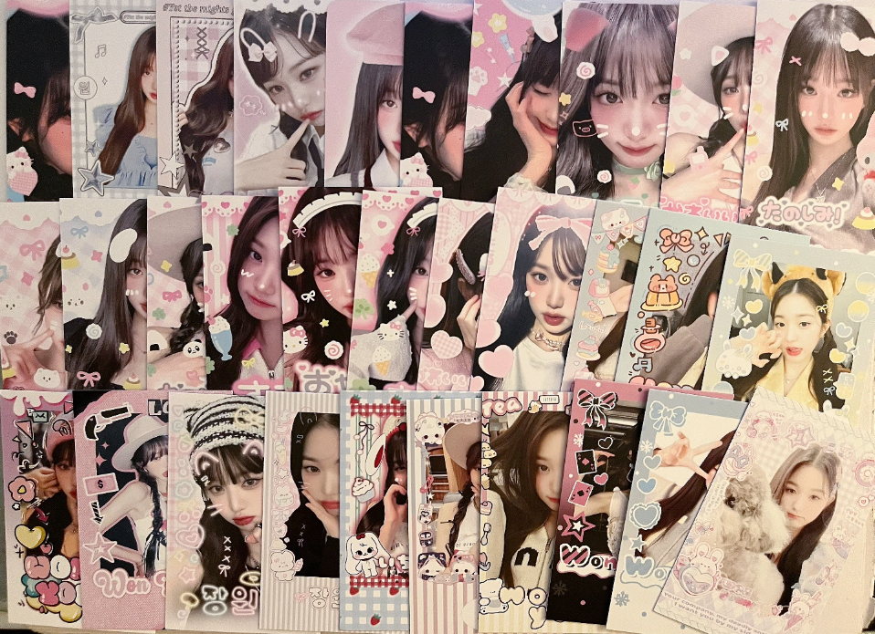 Wonyoung card designs | 10 cards per pack