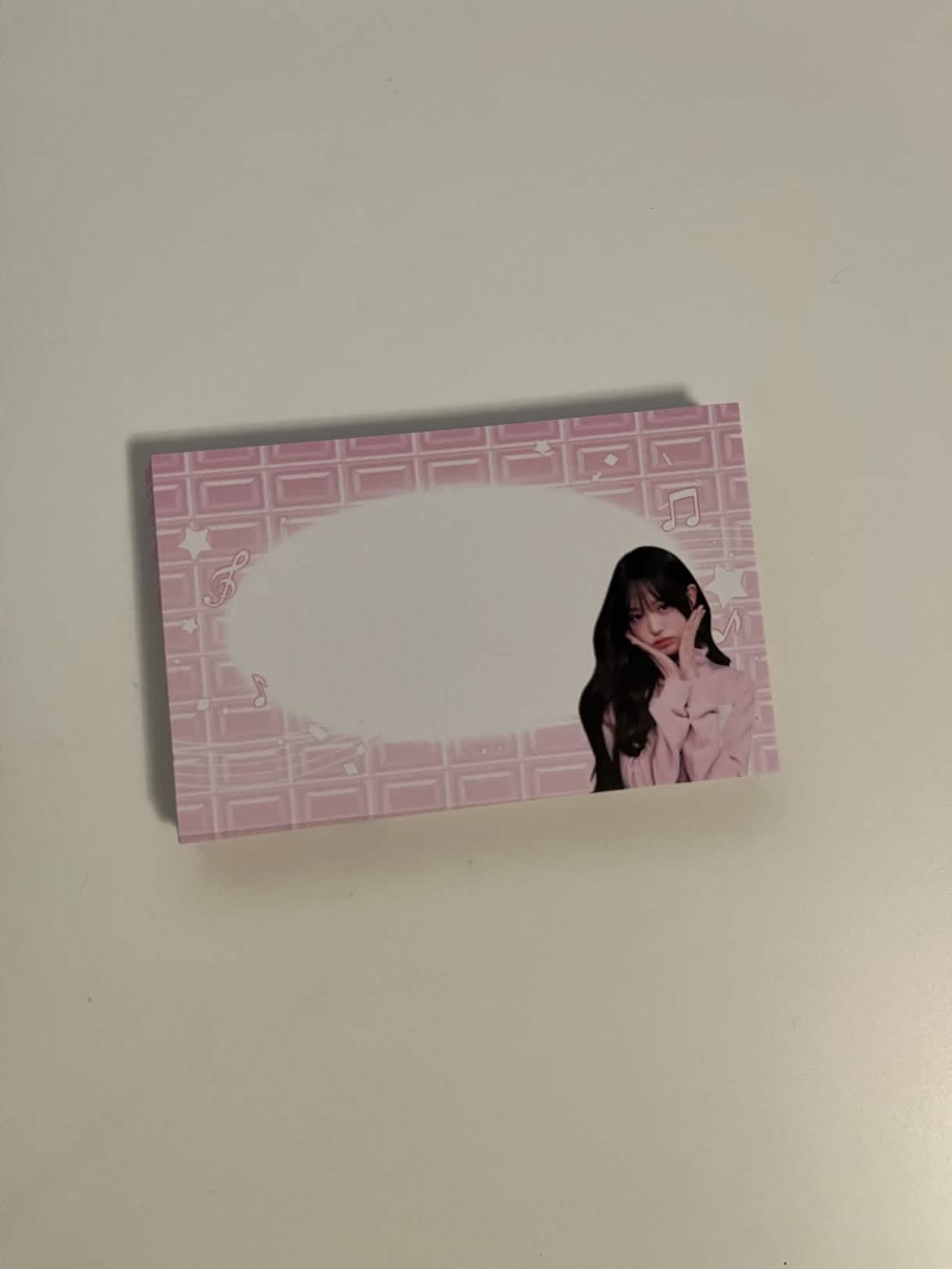 Wonyoung message card (write your own message)