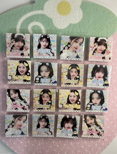 Sqaure wonyoung cards (15 pieces) | per pack
