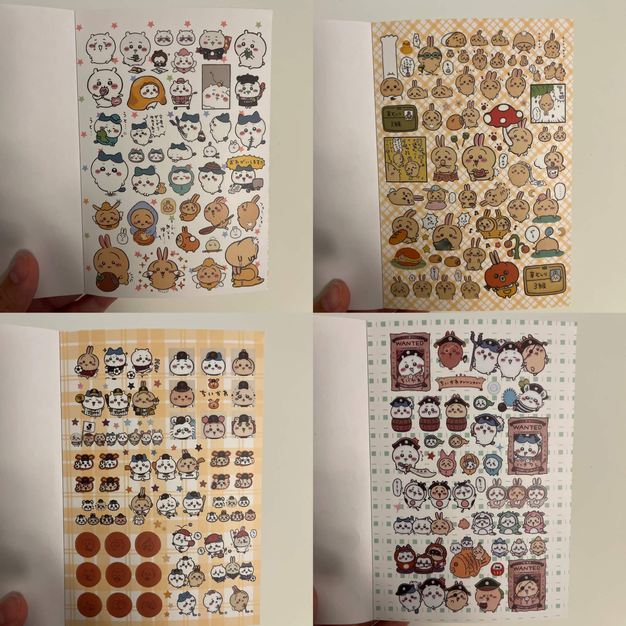 Chiikawa Land sticker book - 31 pages