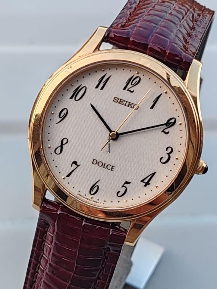 Seiko Dolce Gold Watch