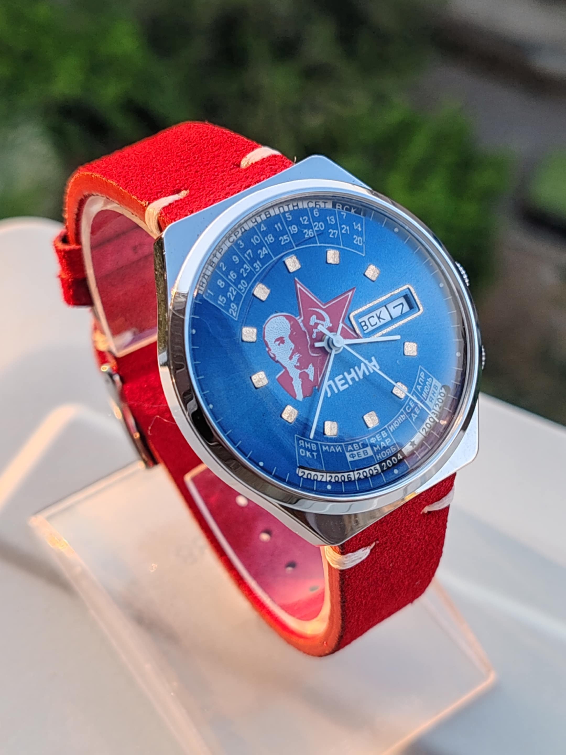 Raketa NOS Perpetual calendar Vintage - Rare Soviet Commemorative Watch