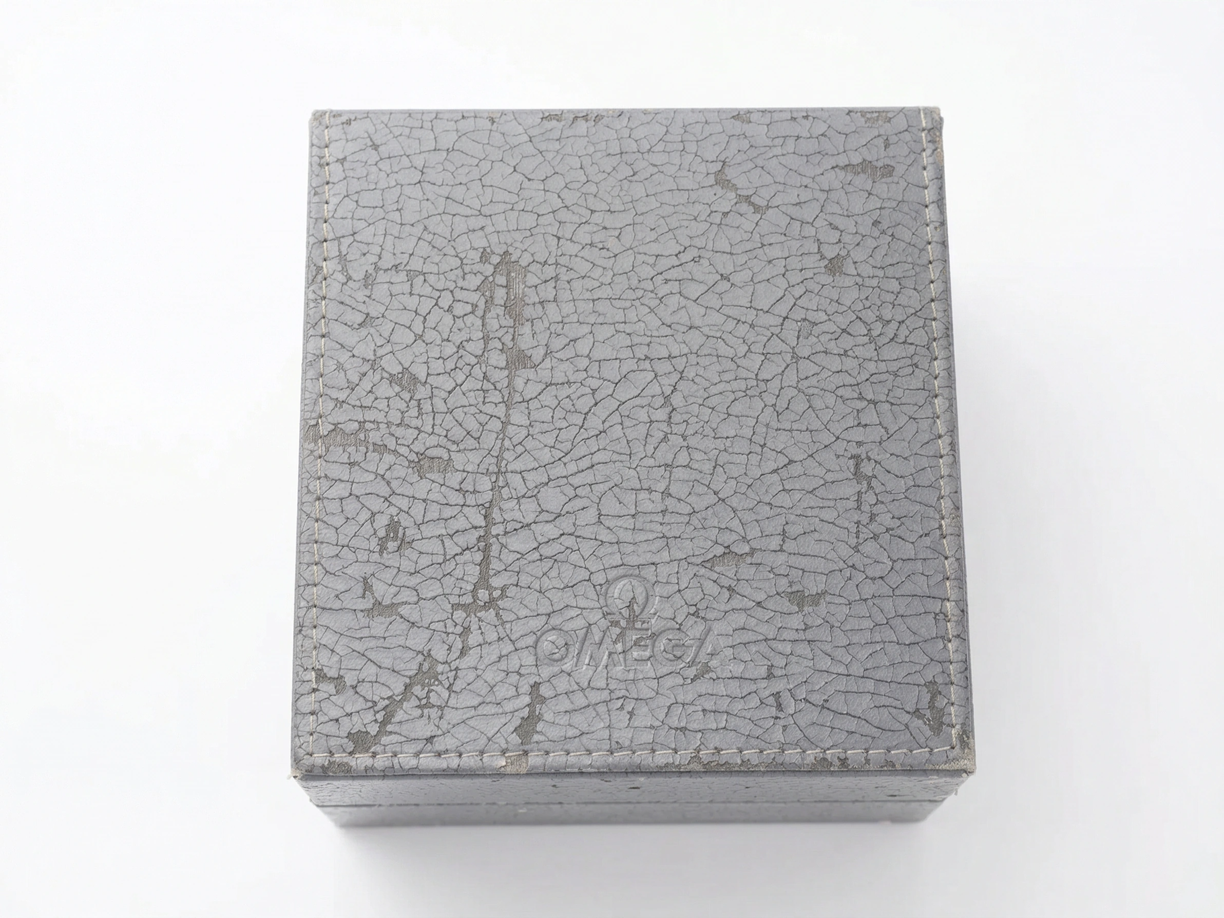 Genuine Omega Watch Box - Luxury Gray Leather