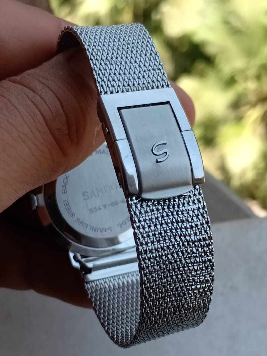 Sandoz Manual winding Rare Blue Marble Dial