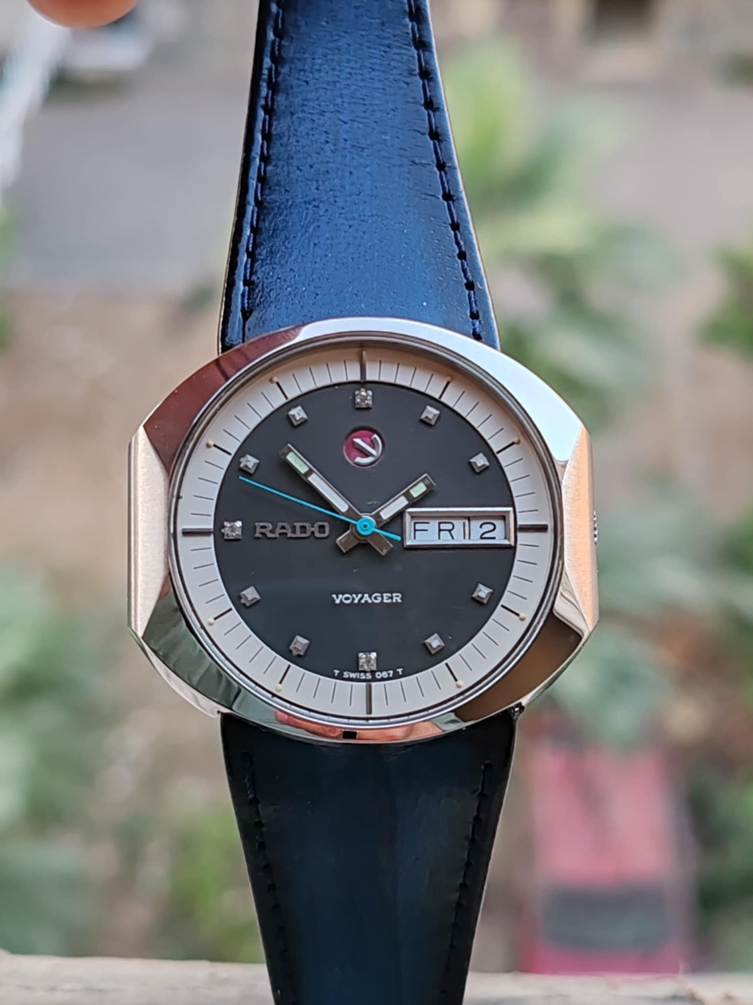 Rado Voyager Automatic Jumbo 1980s Vintage - Rare.