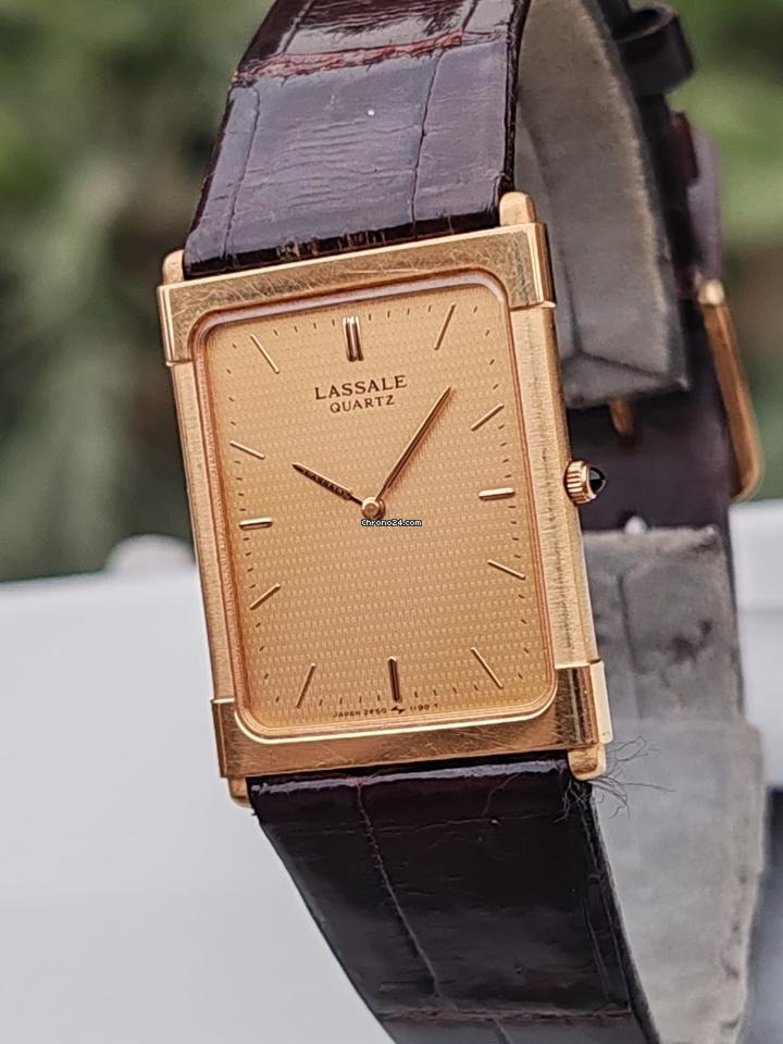 Seiko Lassale Tank Extra slim Vintage Watch