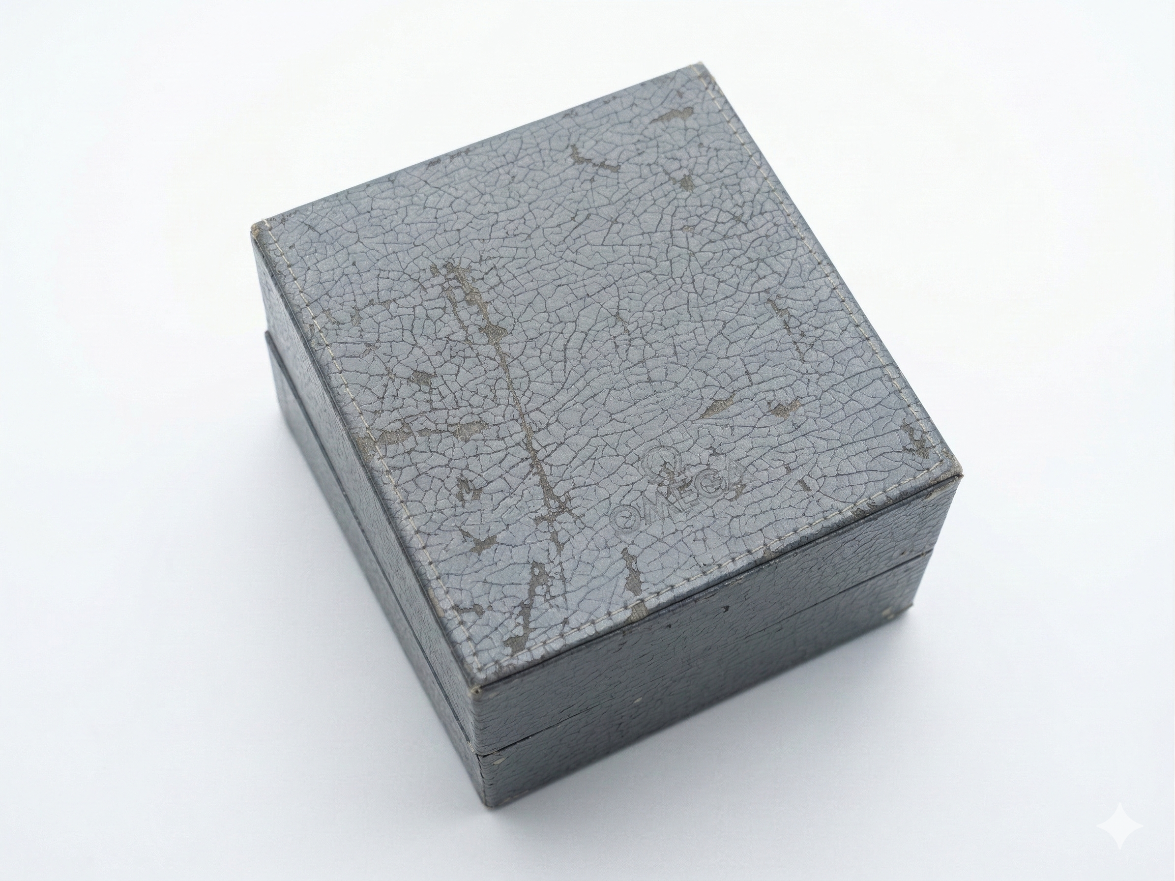 Genuine Omega Watch Box - Luxury Gray Leather