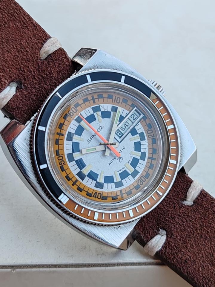 Sandoz Rally Diver Automatic Vintage - Rare Dial