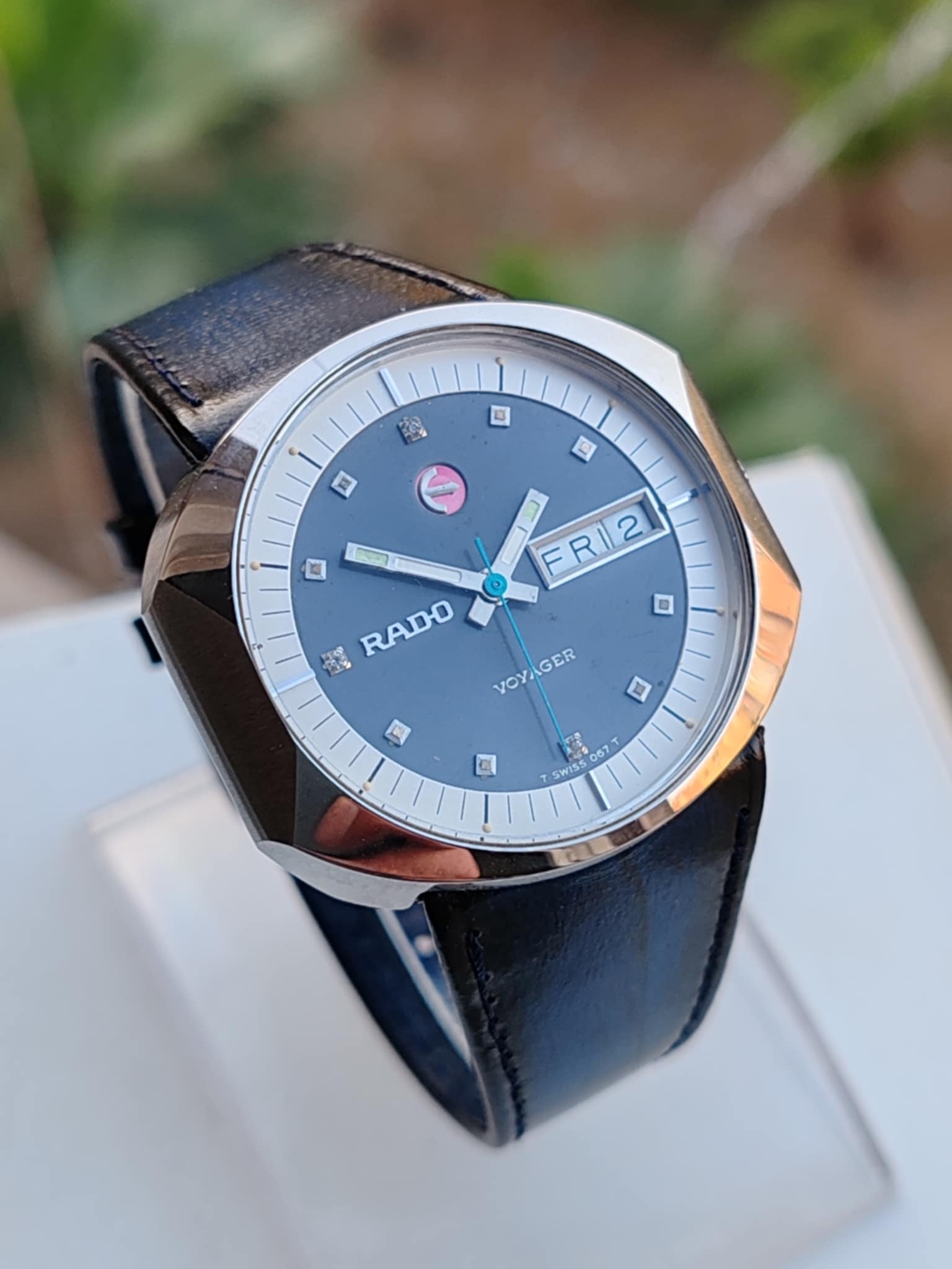 Rado Voyager Automatic Jumbo 1980s Vintage - Rare.