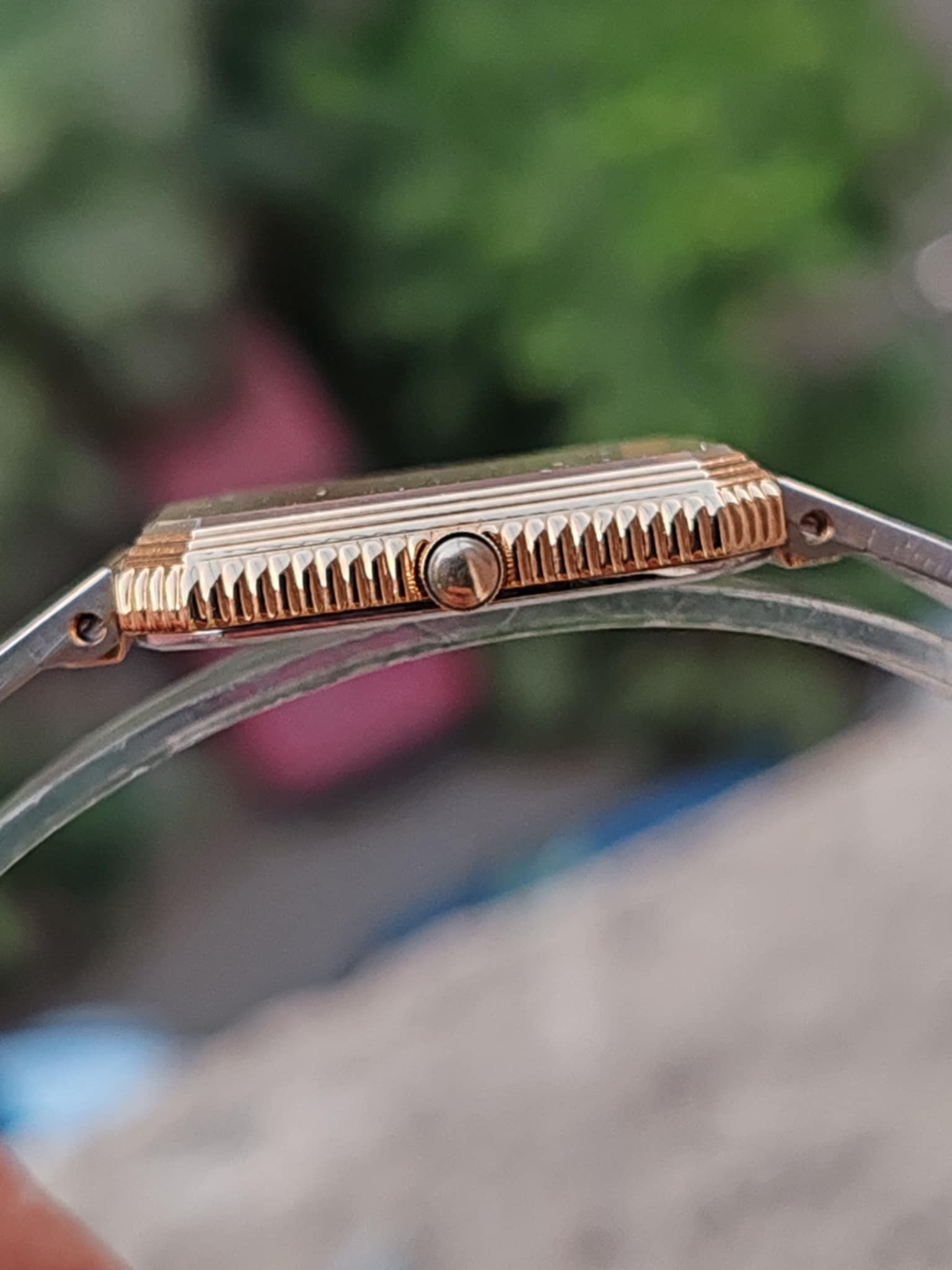 Orient EQ Gold-Tone Quartz Watch