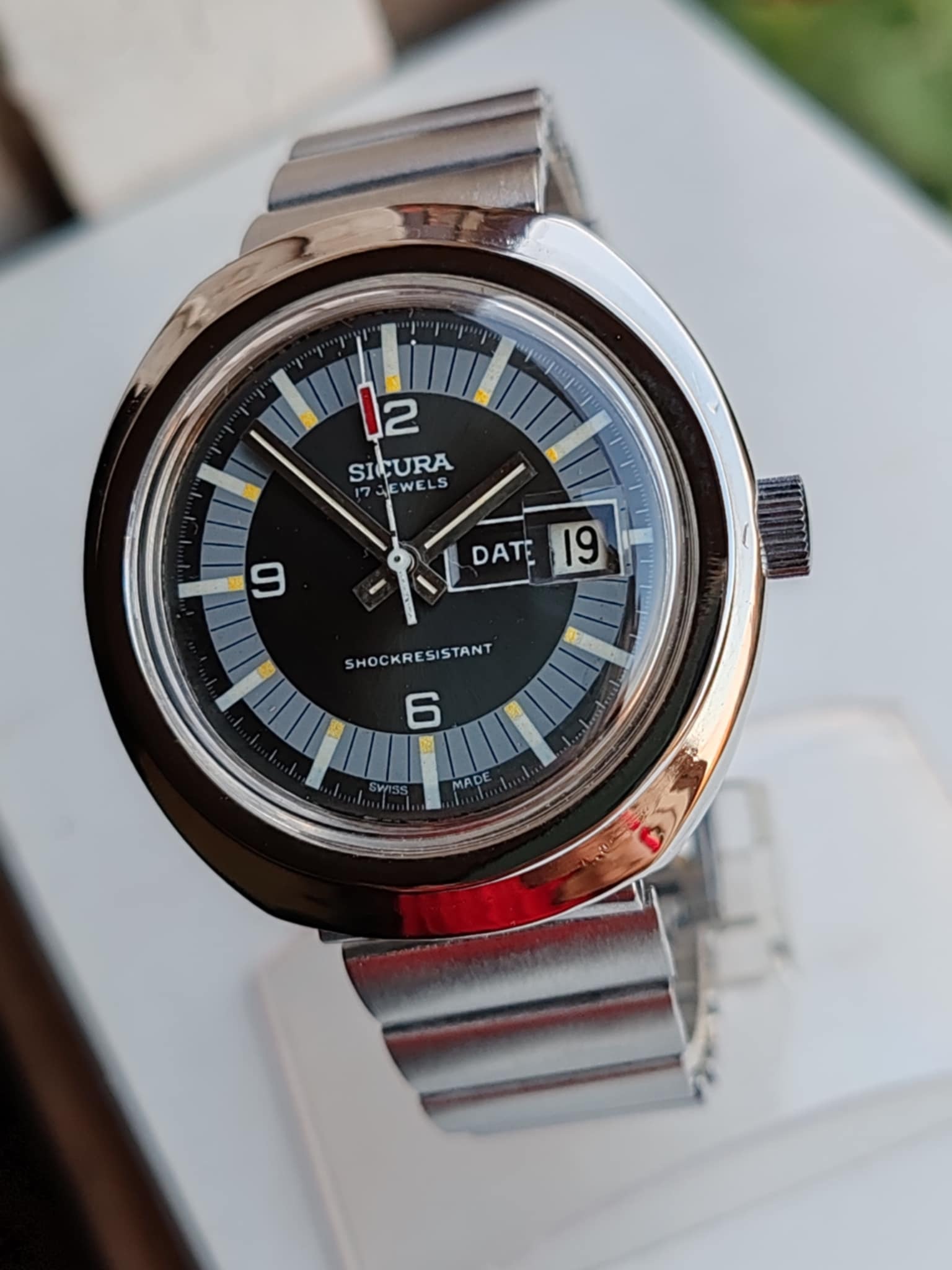 Sicura Manual winding 1970s - Vintage - Rare Dial