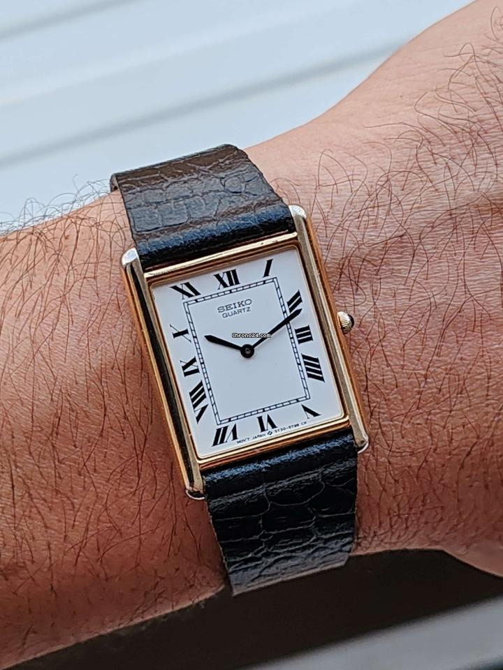 Seiko Tank Roman numerals 