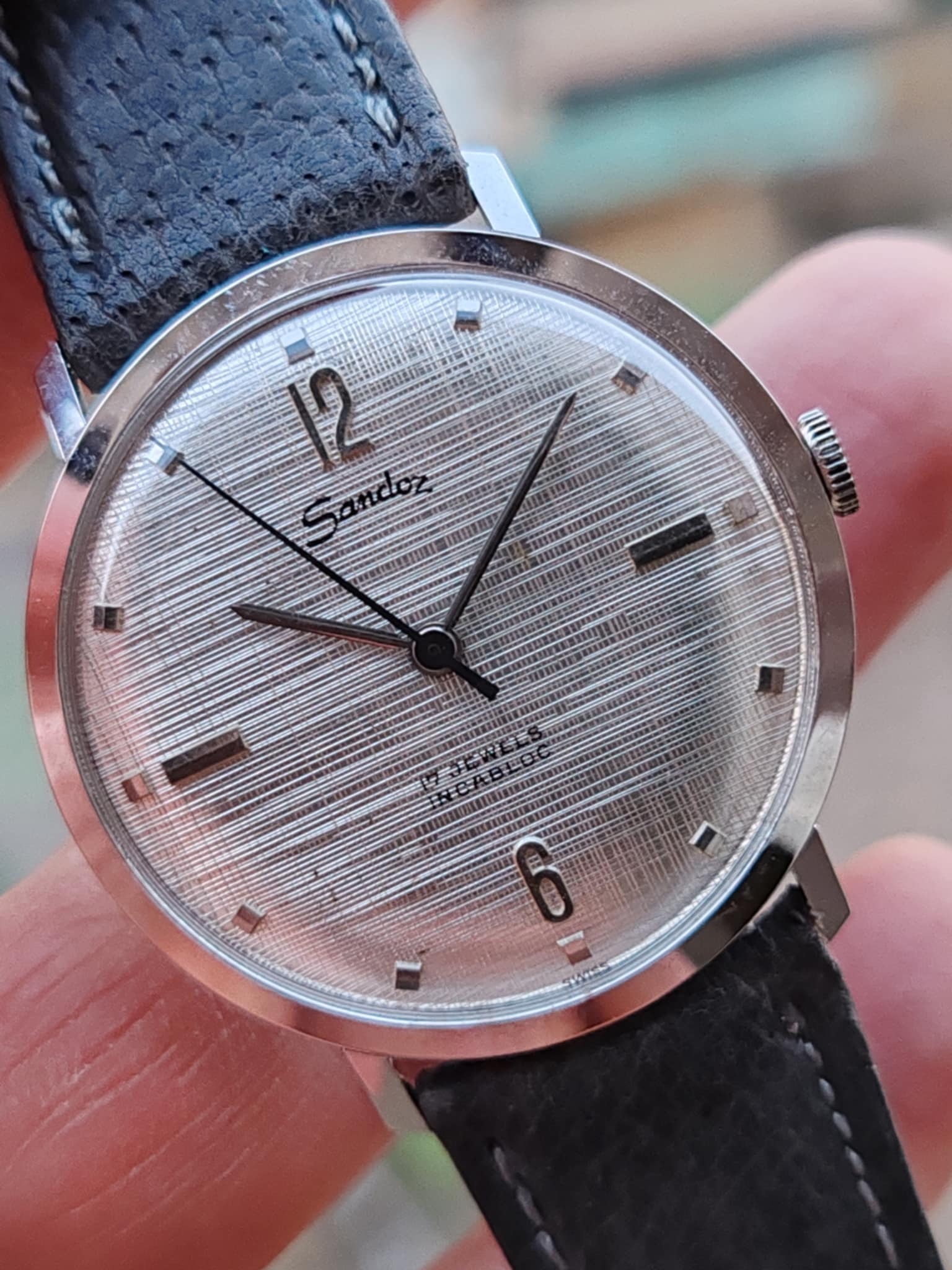 Sandoz Manual winding Rare Dial