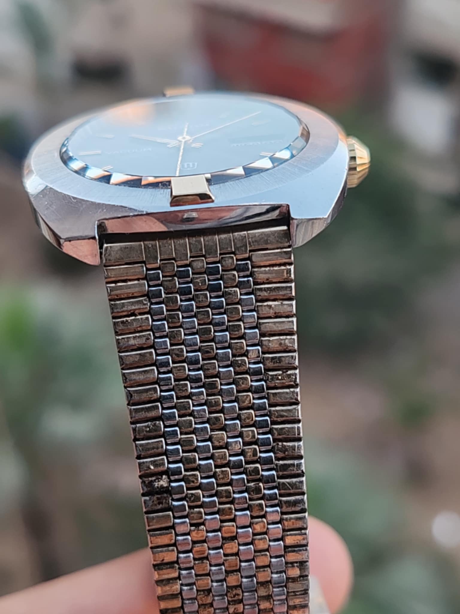 Waltham Vacuum Gold/Steel Case Vintage - Rare.