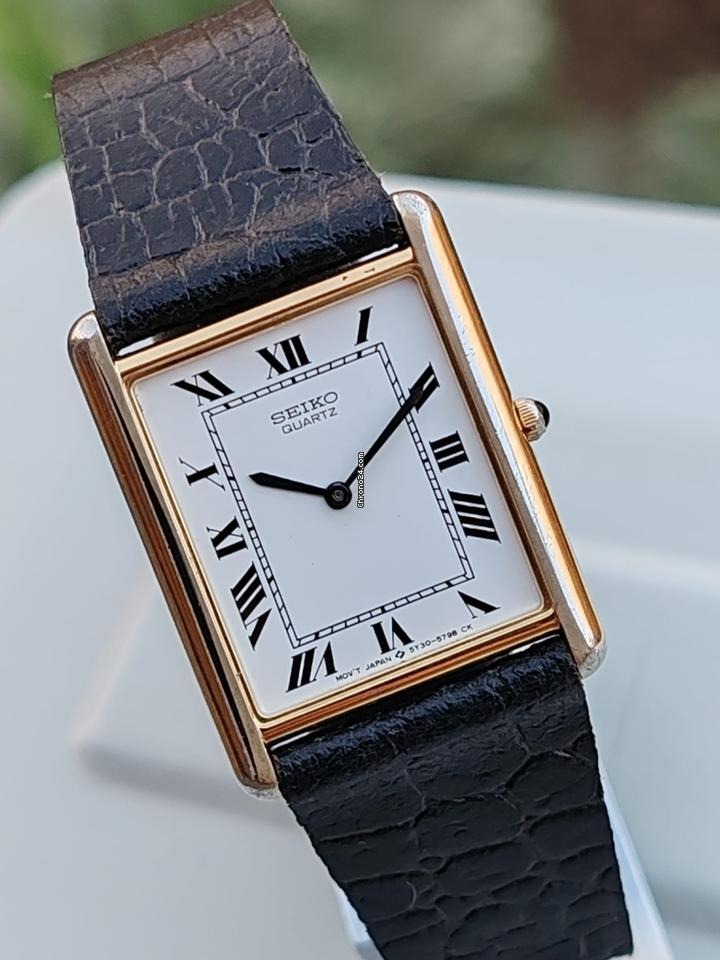 Seiko Tank Roman numerals 