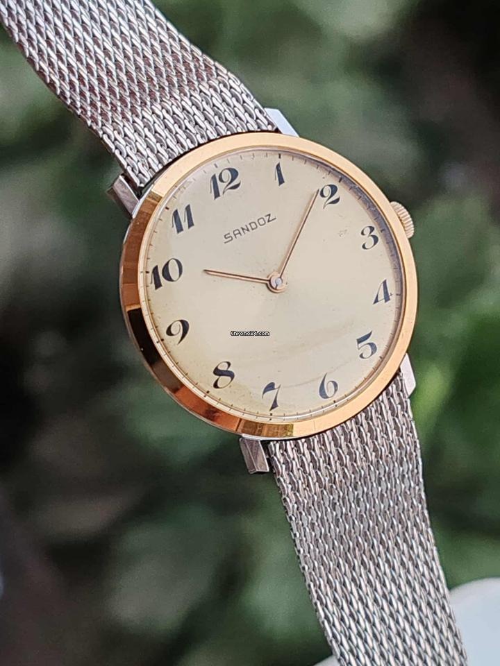 Sandoz Classic Mesh Watch " Rare Dial "