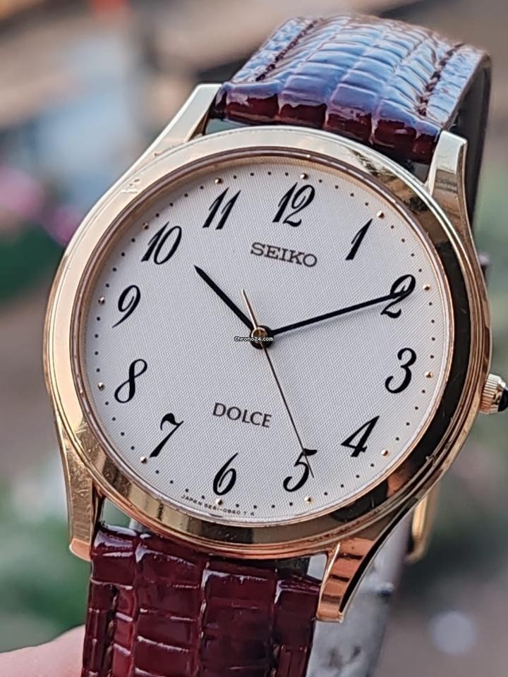 Seiko Dolce Gold Watch