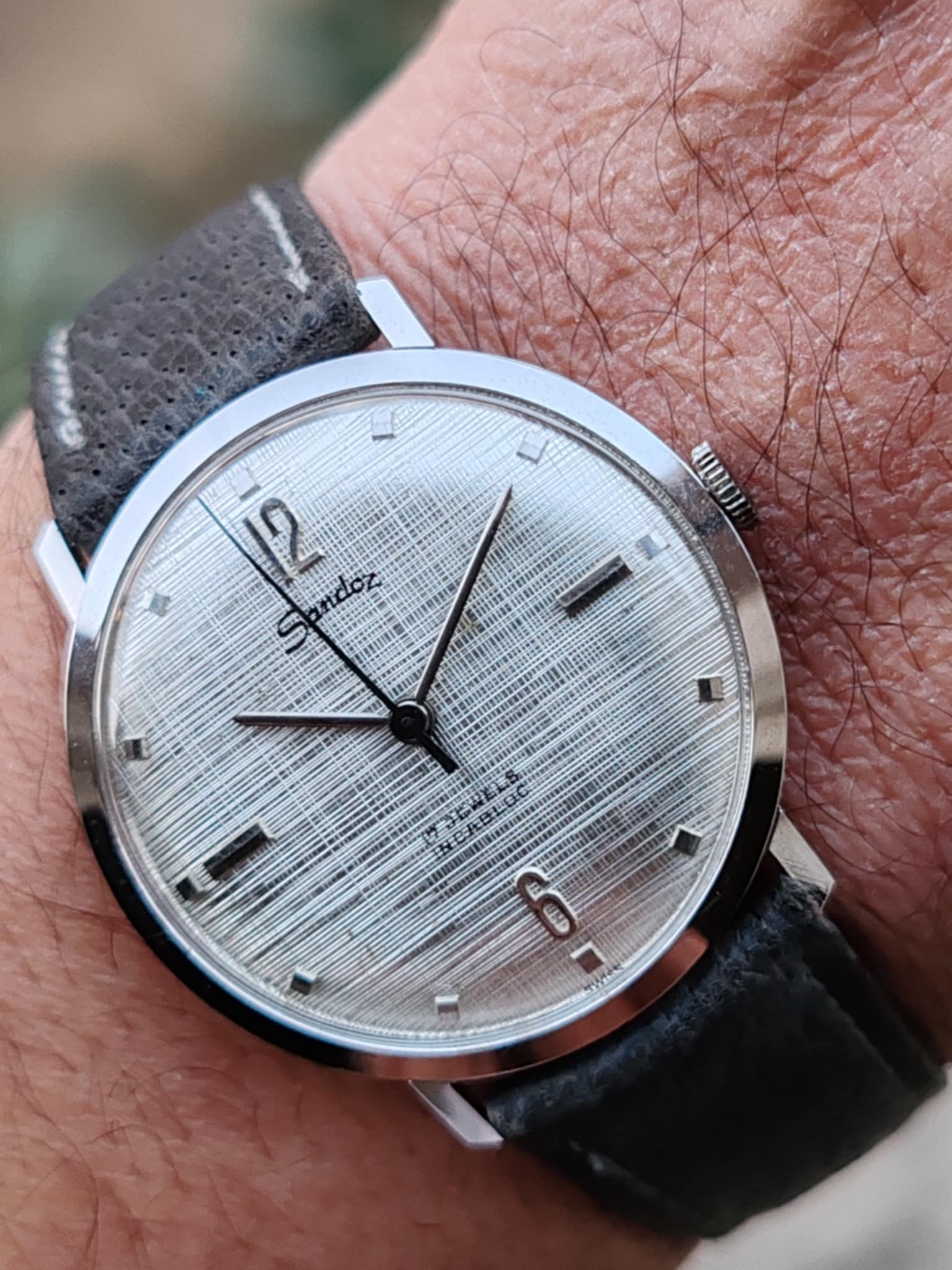 Sandoz Manual winding Rare Dial