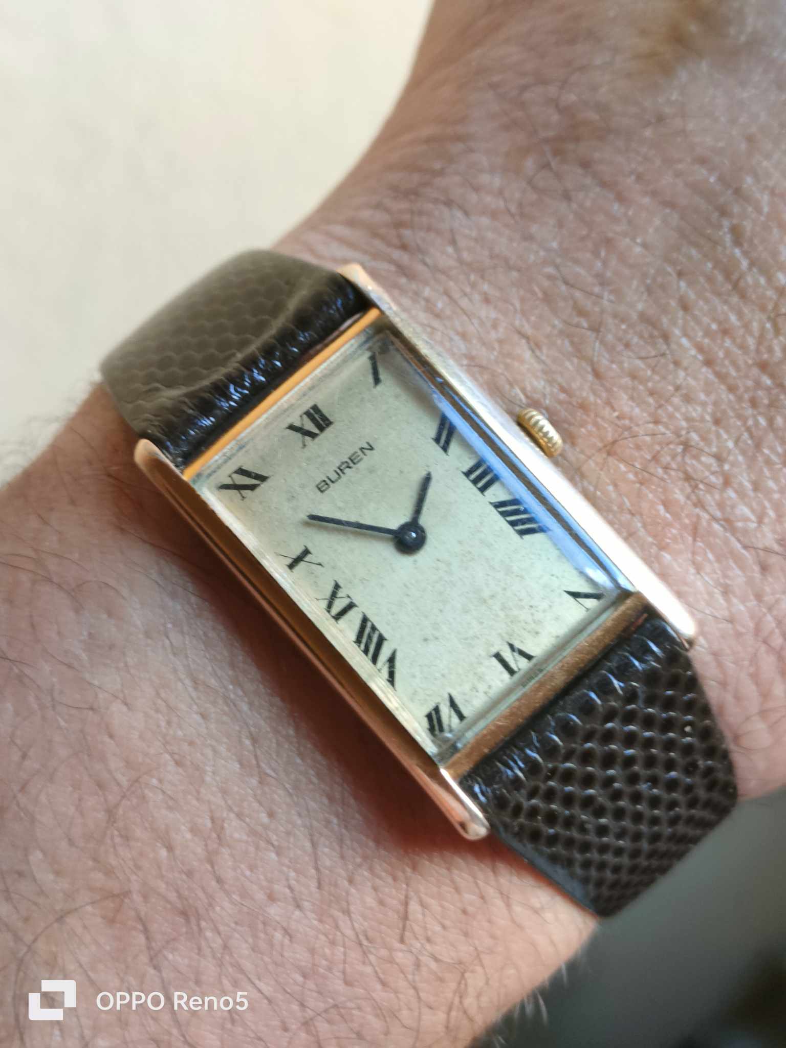 Buren Vintage Rectangular Watch