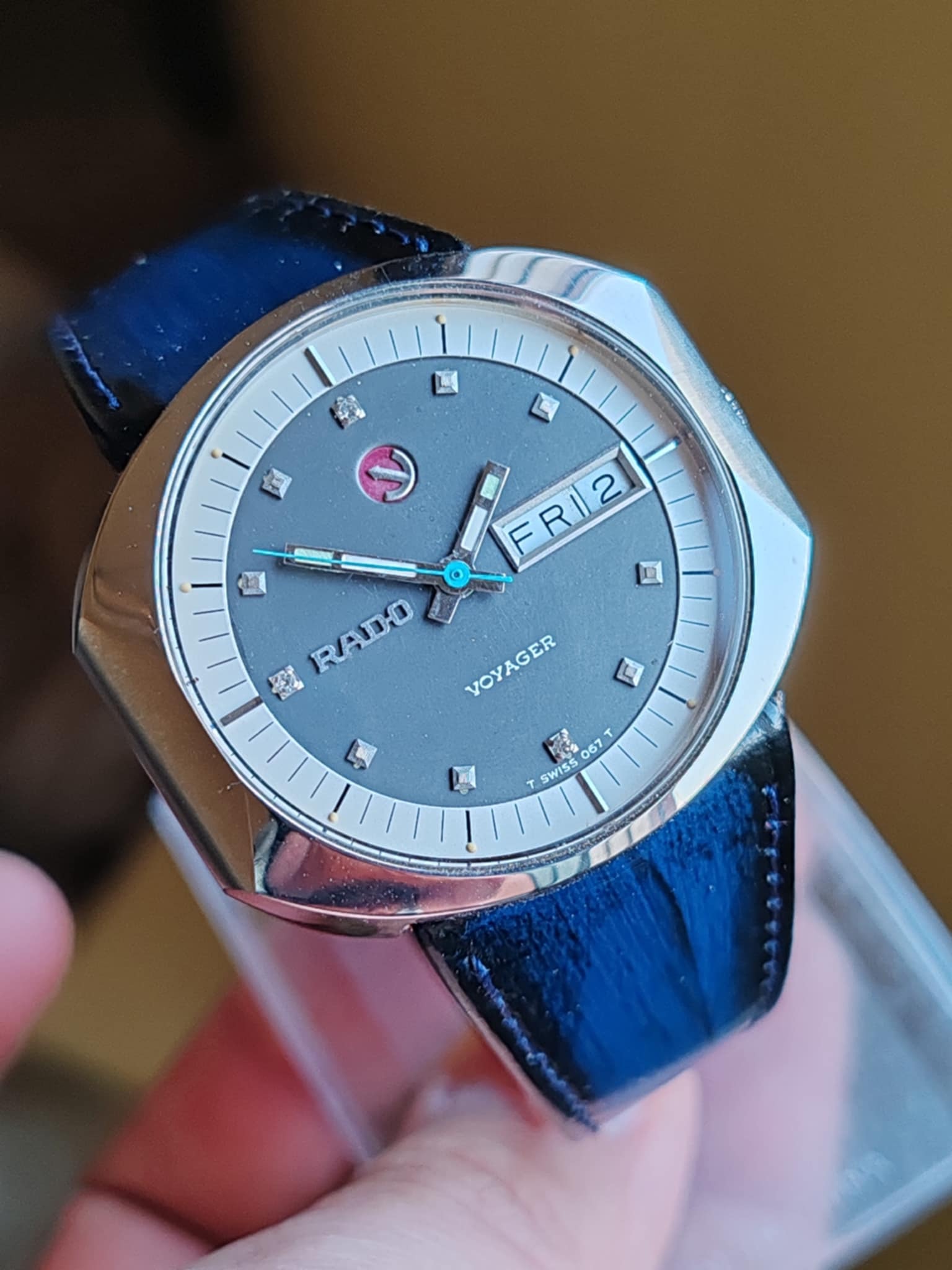 Rado Voyager Automatic Jumbo 1980s Vintage - Rare.