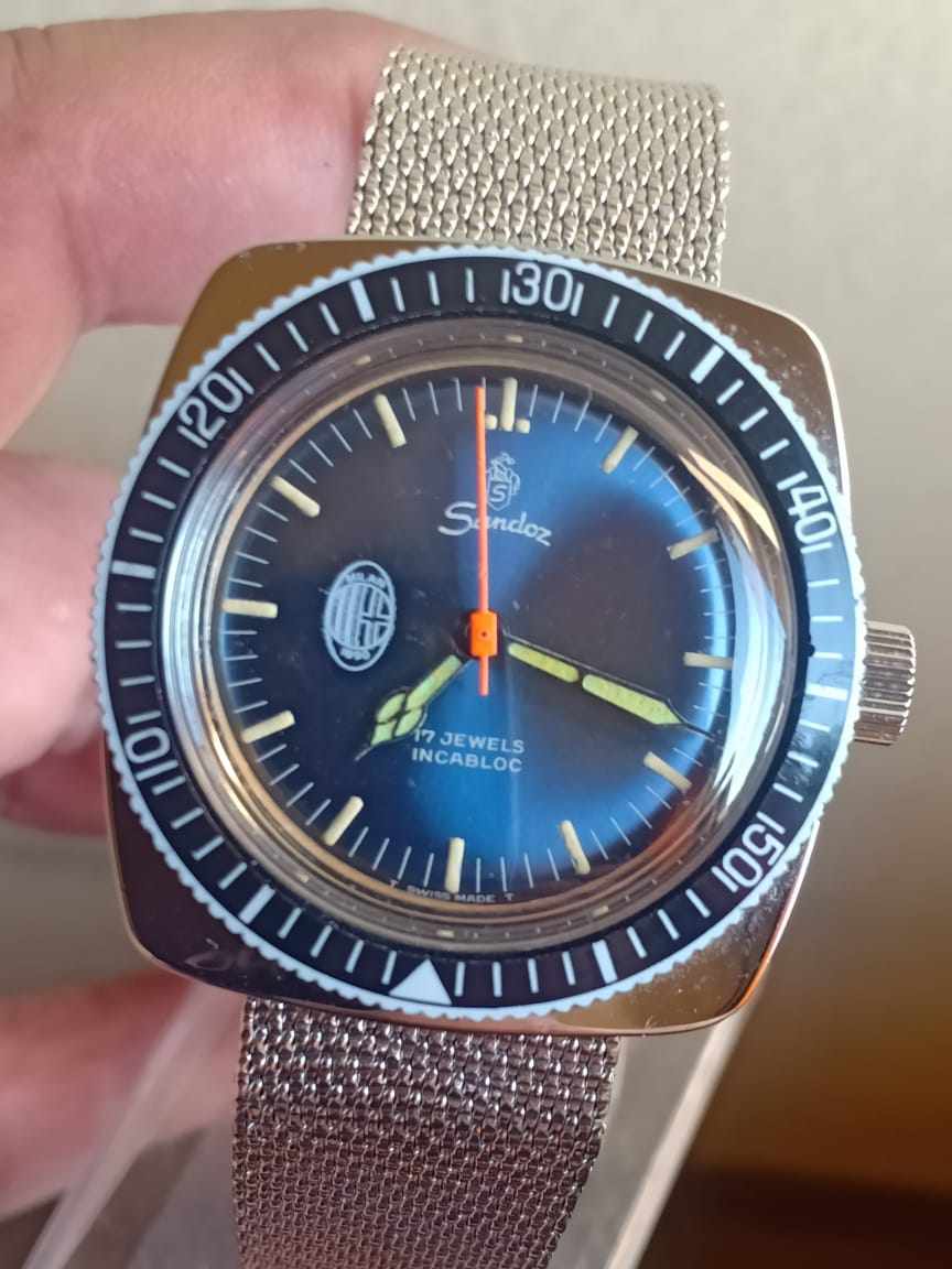 Sandoz A.C Milan logo Vintage Rare.