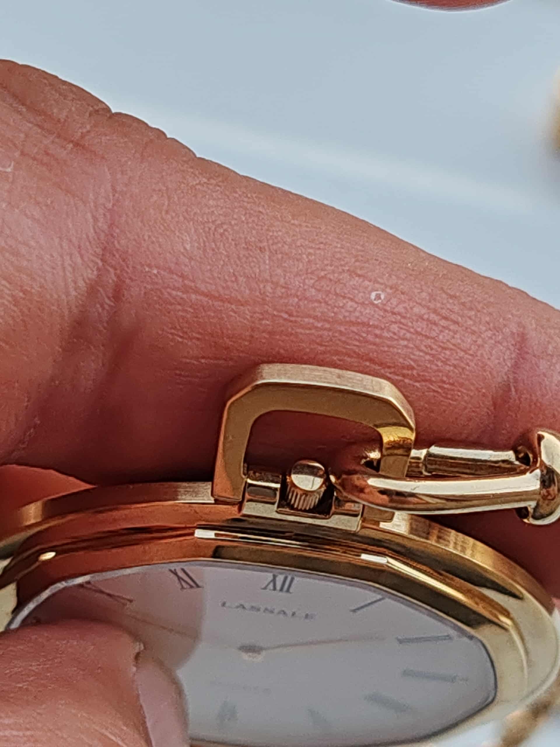 Seiko Lassale  Gold Quartz Pocket Watch Vintage - Rare