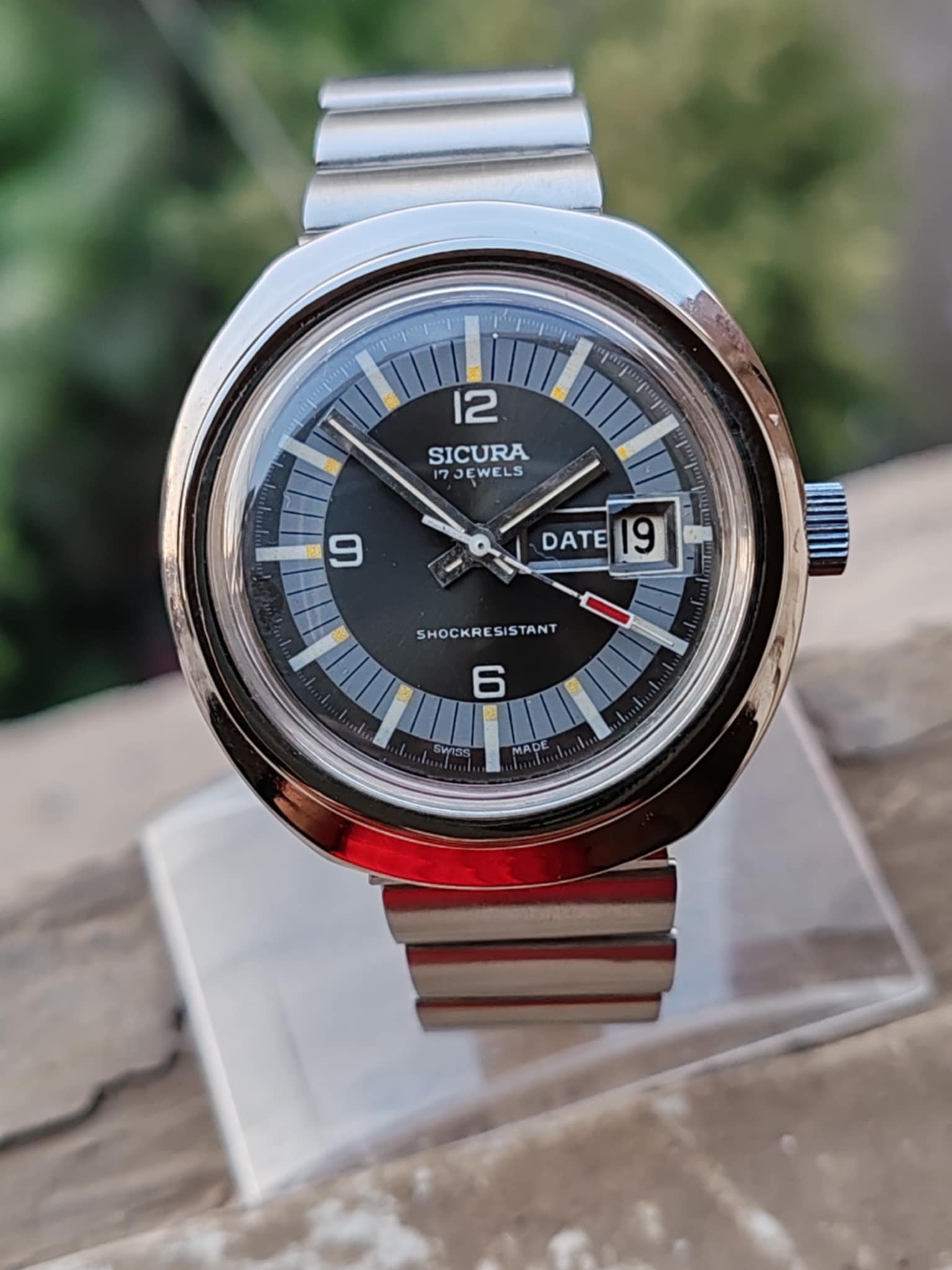 Sicura Manual winding 1970s - Vintage - Rare Dial