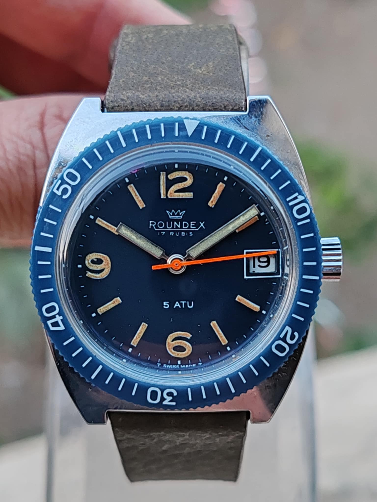 Roundex Manual winding 1980s - Rare