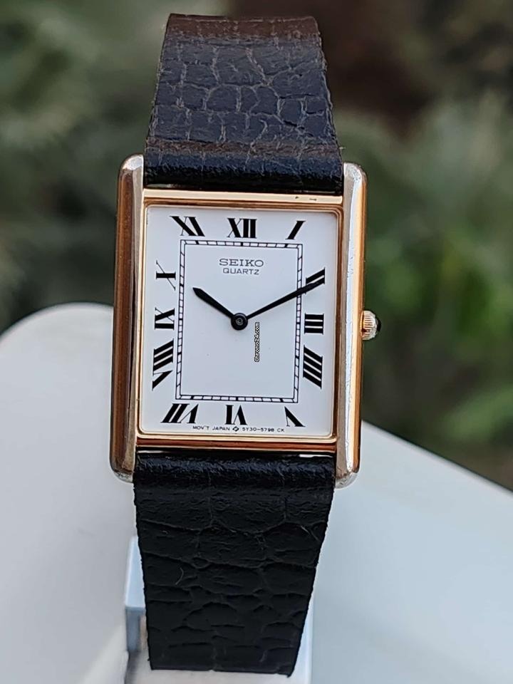 Seiko Tank Roman numerals 