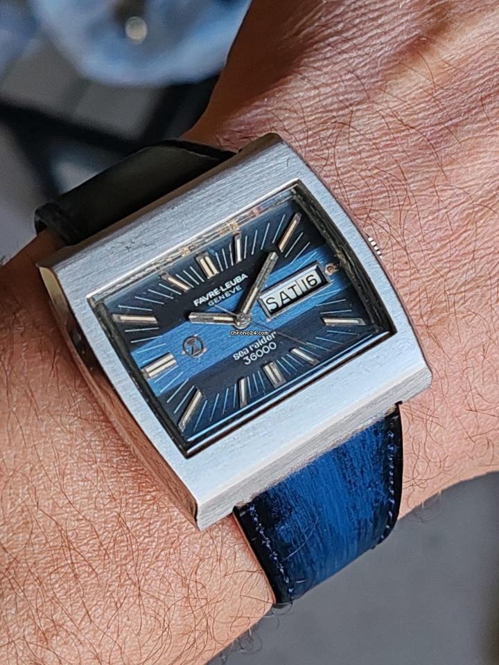 Favre-Leuba Sea Raider 36000 Automatic Vintage - Rare Dial
