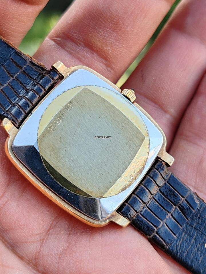 Eterna Square Gold Watch