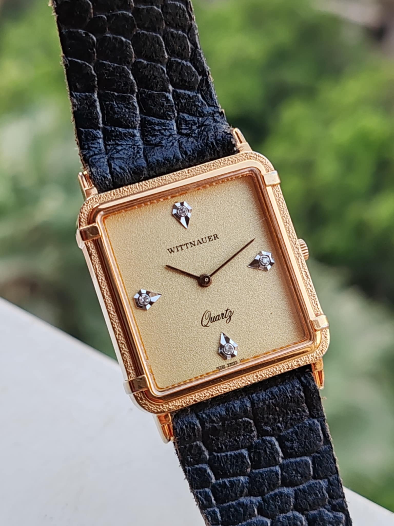 Wittnauer longines Diamond Tank Vintage - Rare Watch