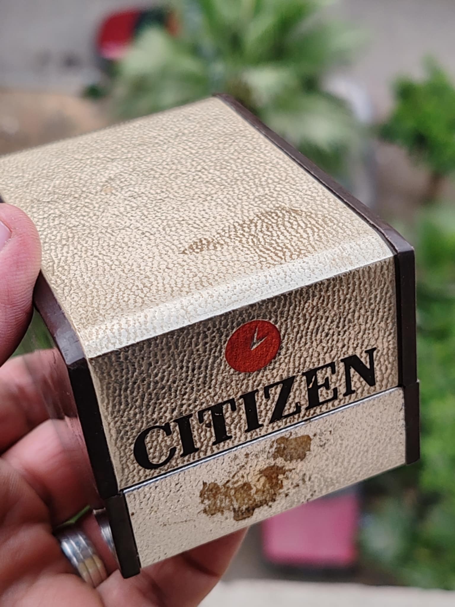 Citizen Square Custom Auto Day Date 27 jewels watch