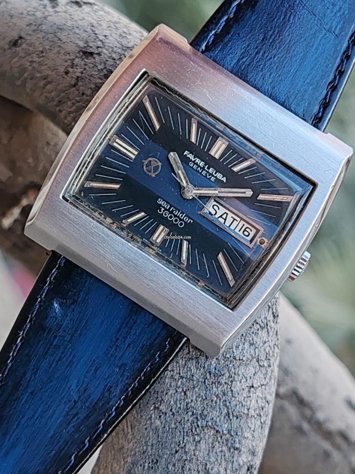 Favre-Leuba Sea Raider 36000 Automatic Vintage - Rare Dial