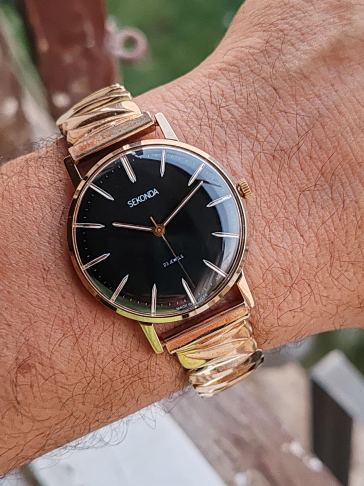 Sekonda Classic Slim Case USSR Watch