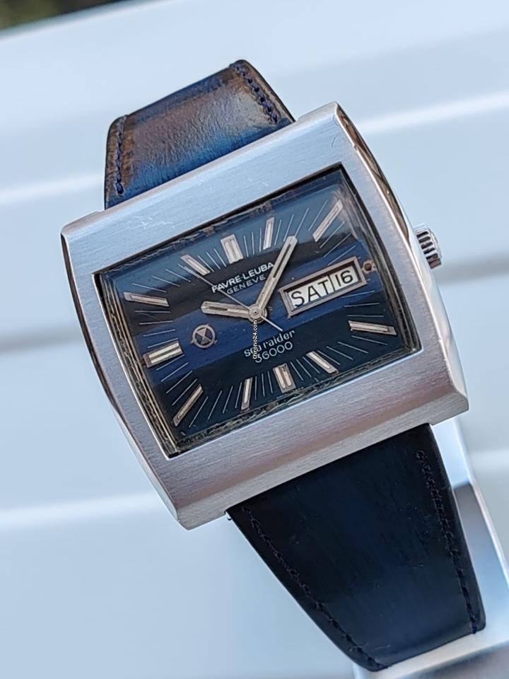 Favre-Leuba Sea Raider 36000 Automatic Vintage - Rare Dial