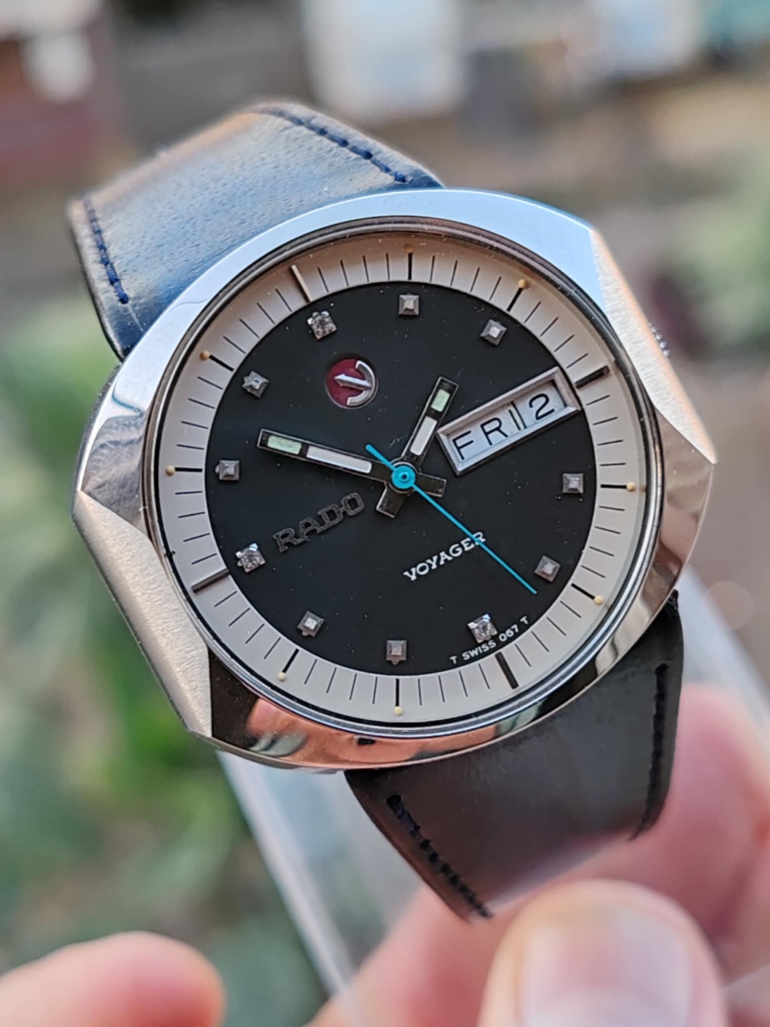 Rado Voyager Automatic Jumbo 1980s Vintage - Rare.