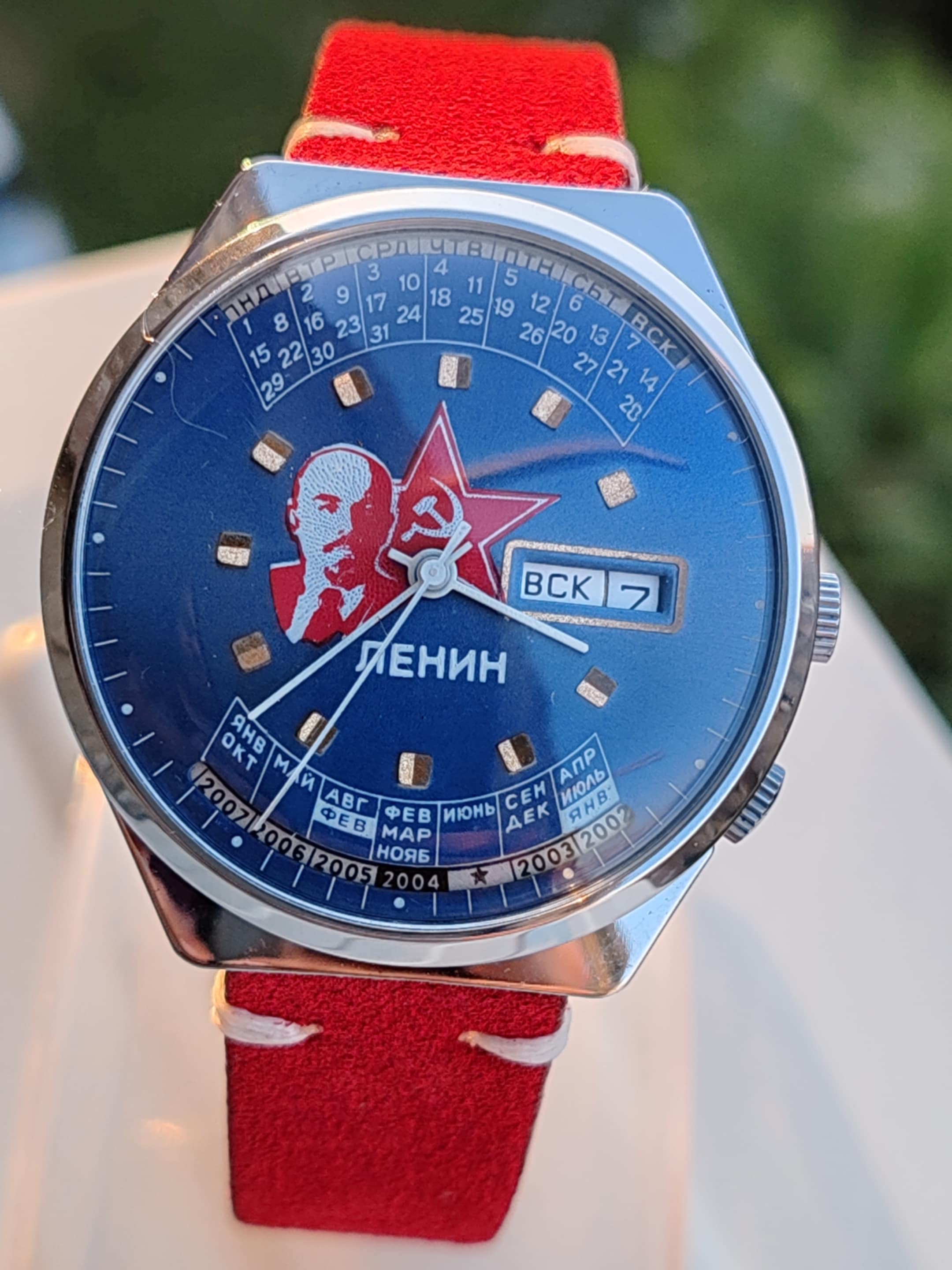 Raketa NOS Perpetual calendar Vintage - Rare Soviet Commemorative Watch