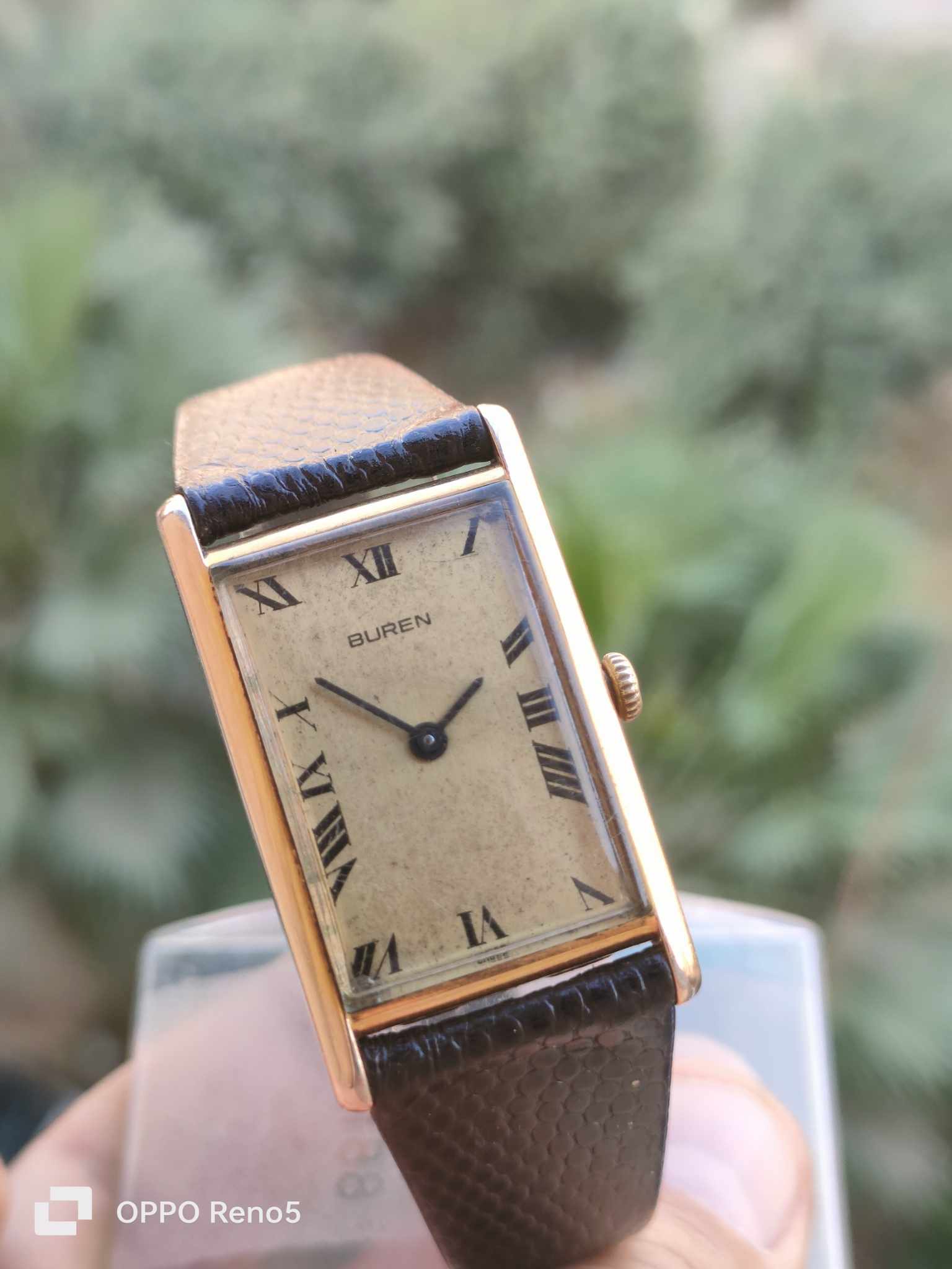 Buren Vintage Rectangular Watch
