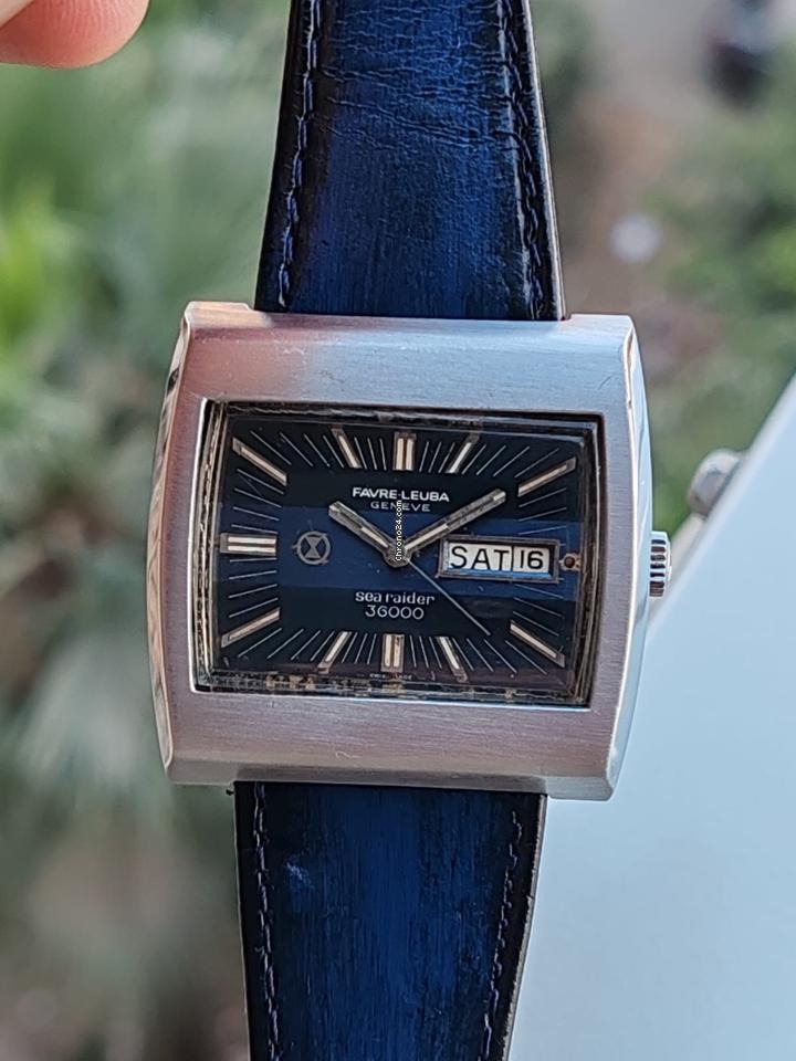 Favre-Leuba Sea Raider 36000 Automatic Vintage - Rare Dial