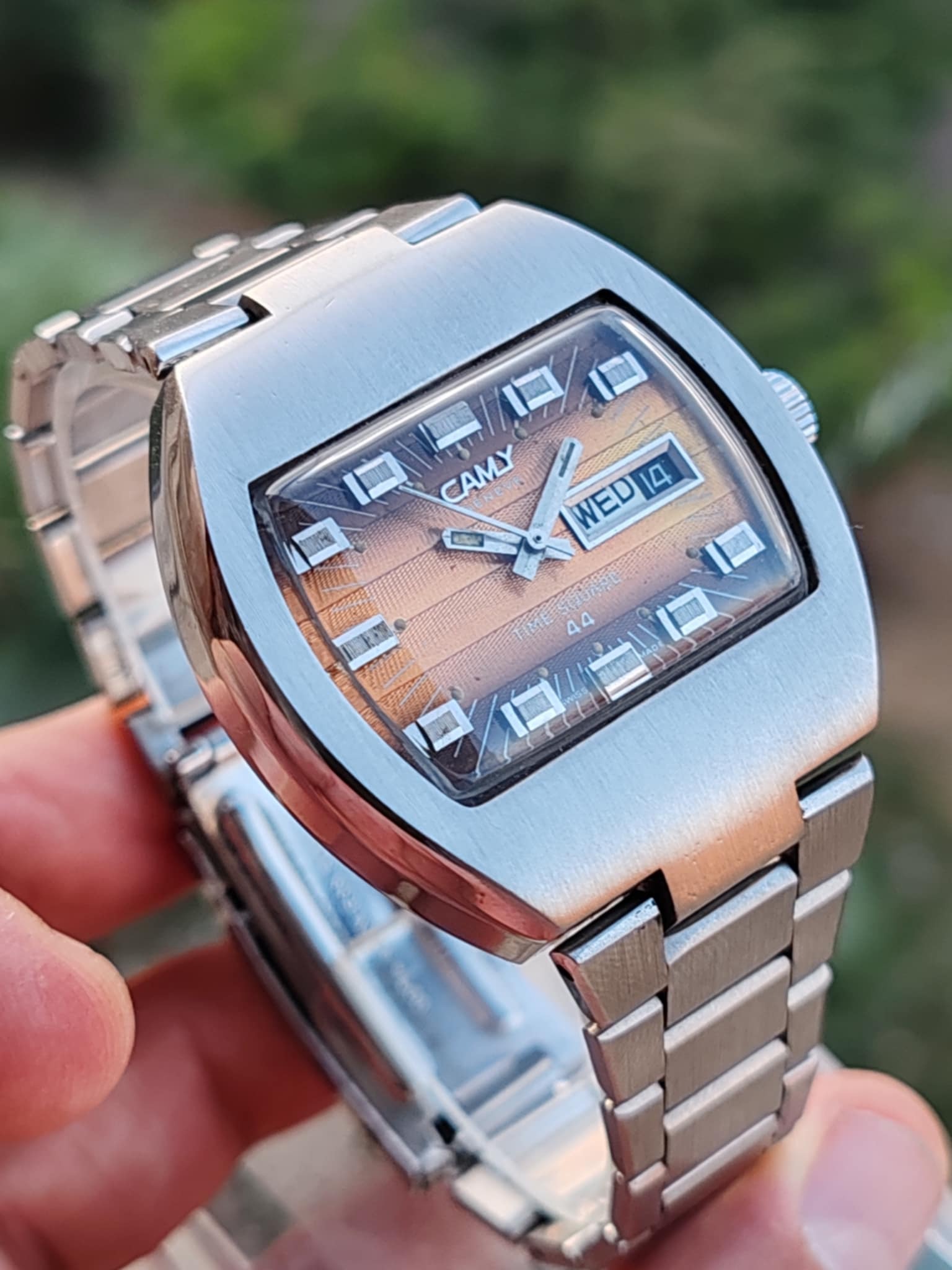 CAMY Genève Time Square 44 Automatic - Vintage - Rare Dial