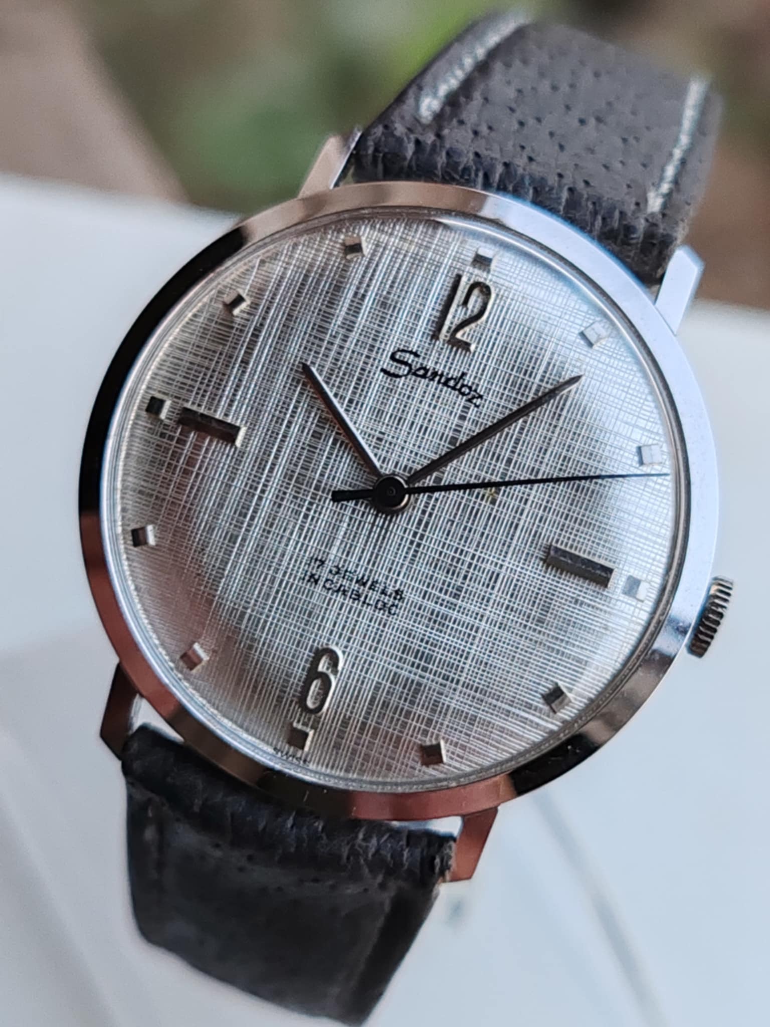 Sandoz Manual winding Rare Dial