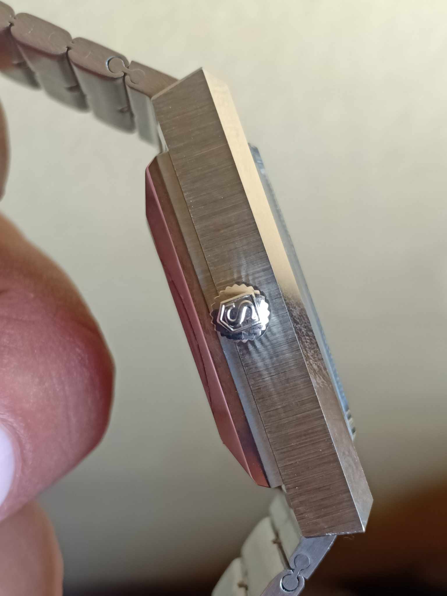 Sandoz Square Automatic Vintage - Rare Blue Dial