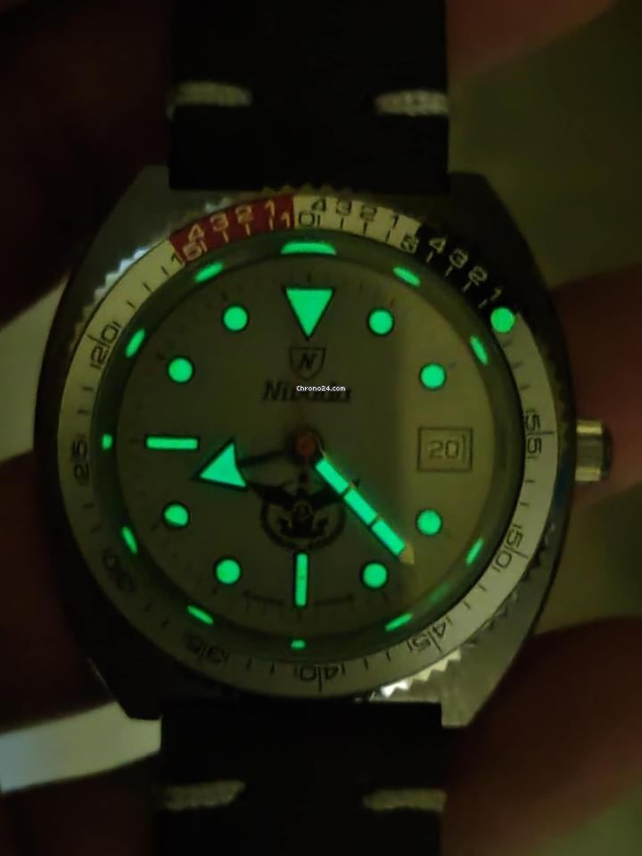 Nivada Diver Automatic - Military logo Vintage - Rare