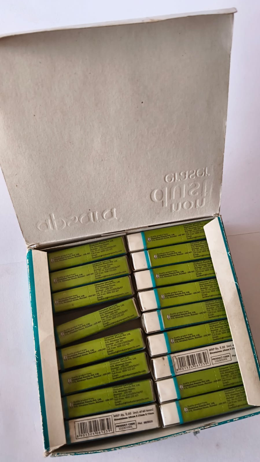 Single Apsara Non Dust Eraser