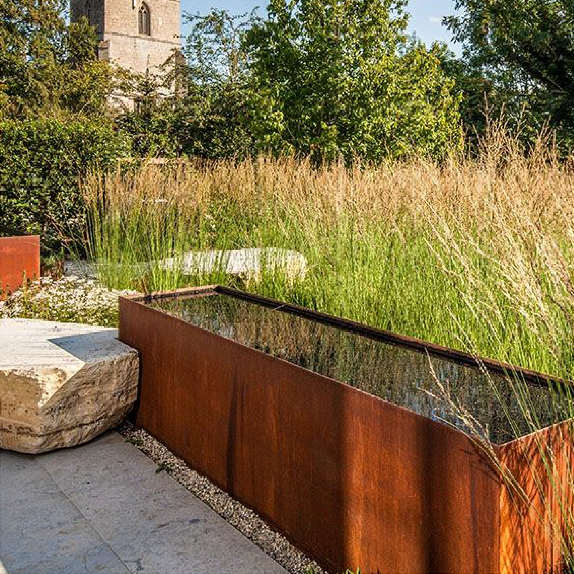 CORTEN PLIENO VANDENS DEKORAI