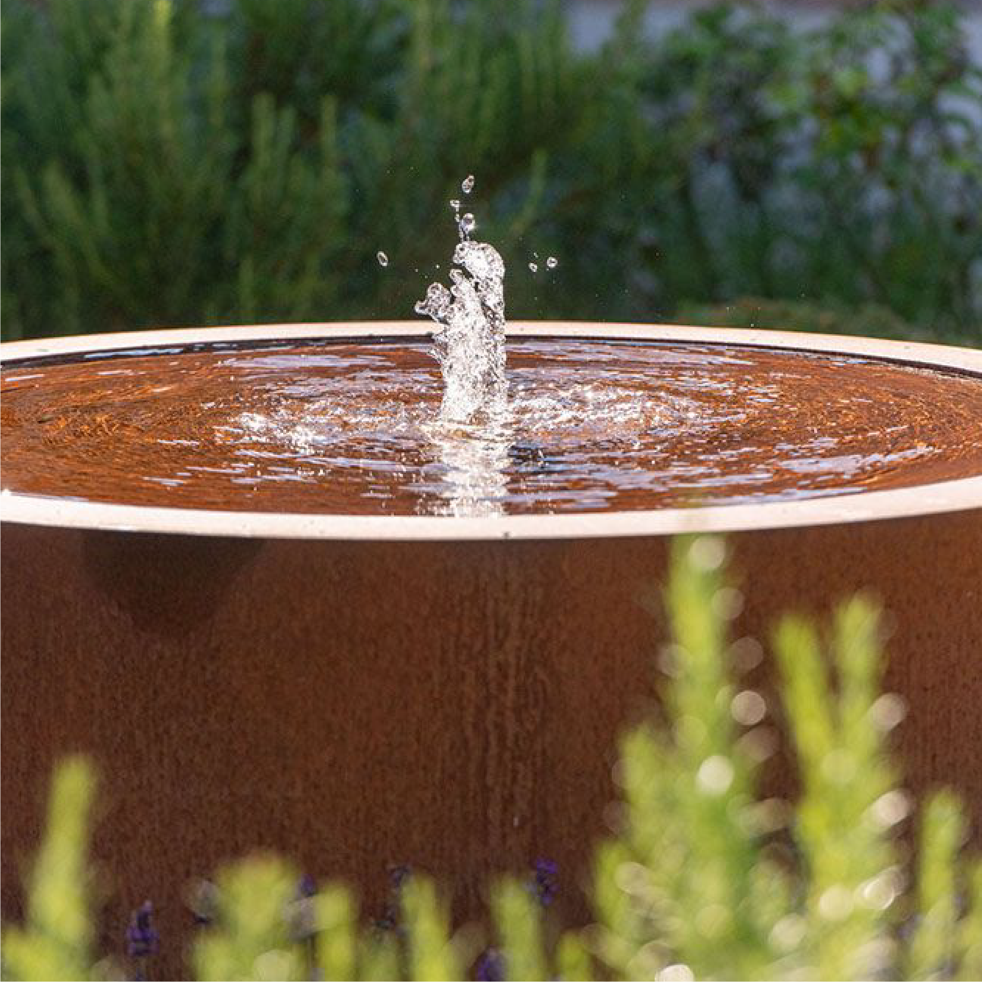 CORTEN PLIENO VANDENS DEKORAI